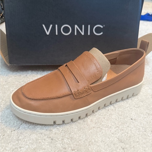 Vionic Woman’s Brown Slip-On Loafers - Picture 1 of 1